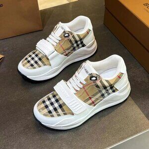 Burberry Plaid Sneakers
